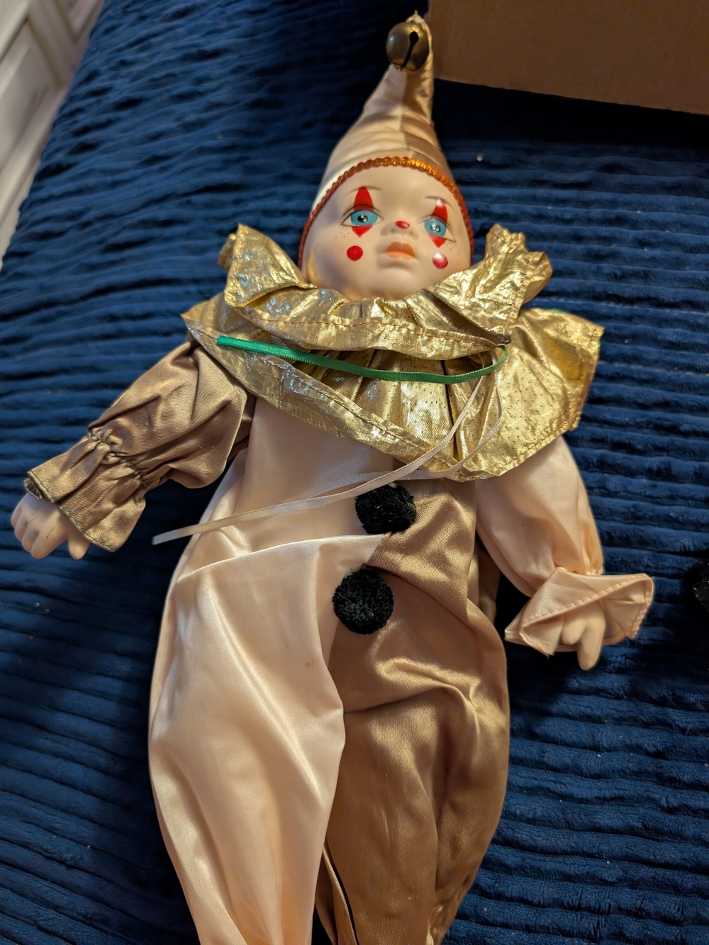 Vintage Porcelain Clown Doll